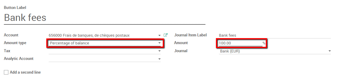 bank reconciliation in odoo12