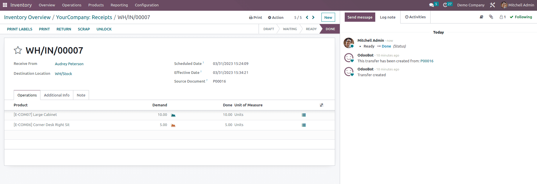 How Scraping Affects the Inventory Value in Odoo 16-cybrosys