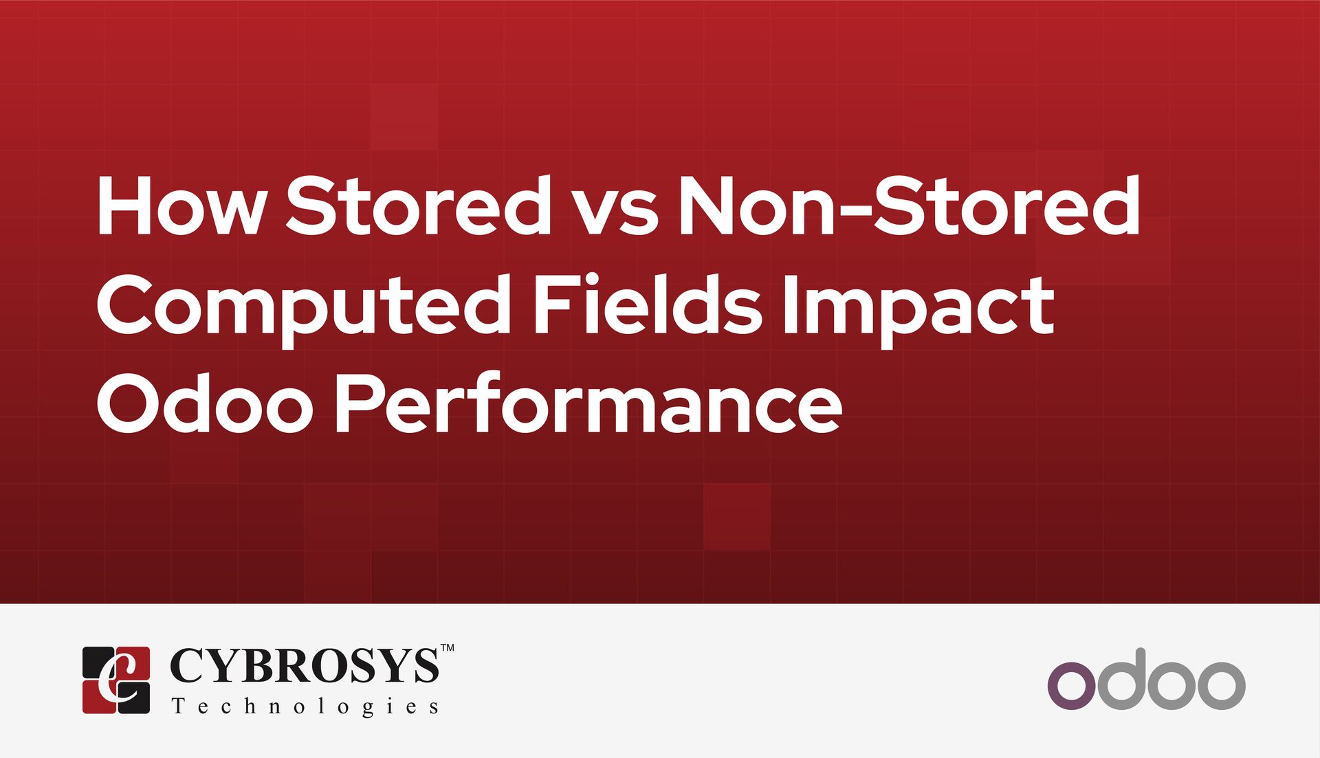 How Stored vs Non-Stored Computed Fields Impact Odoo Performance