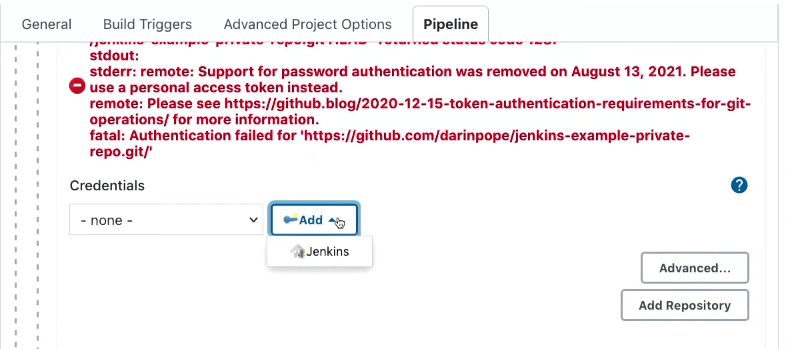 How To Add Git Credentials In Jenkins-cybrosys