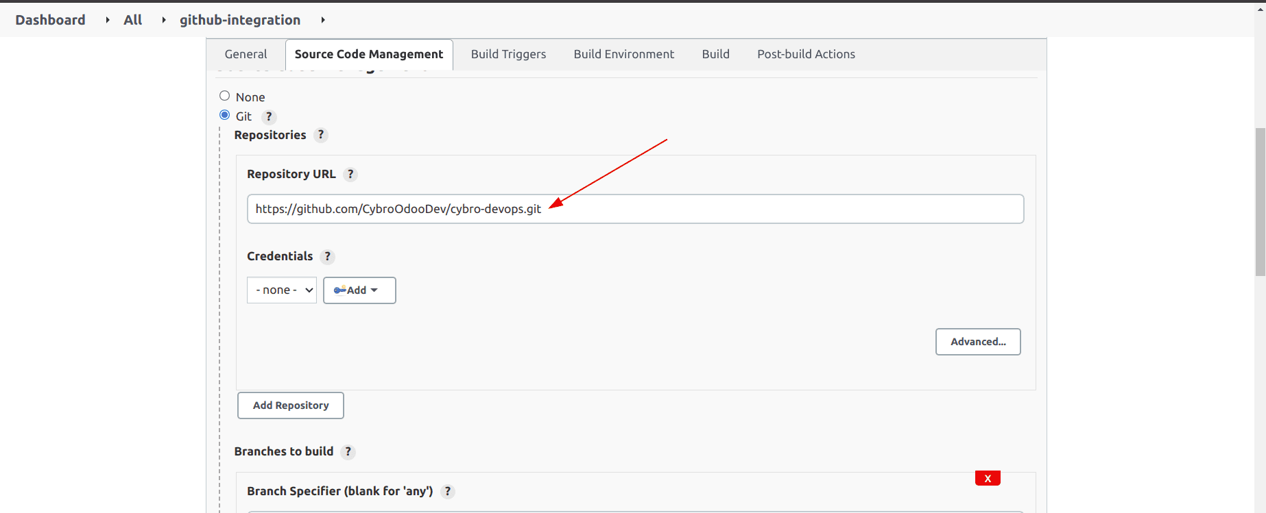 How To Add Git Credentials In Jenkins-cybrosys