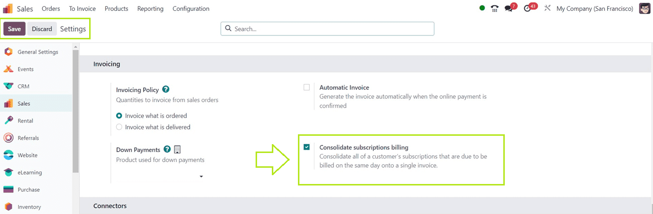 How to Consolidate the Subscription Billing in Odoo 17-cybrosys