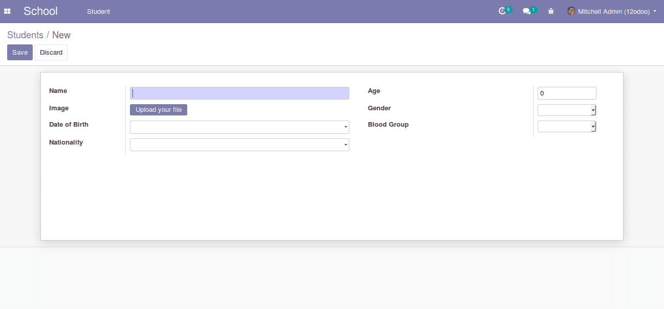 how to create a module in odoo12
