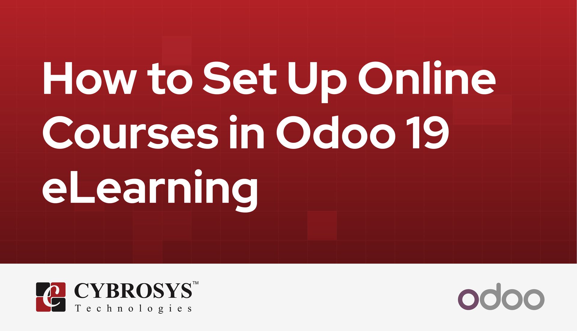 How to Set Up Online Courses in Odoo 19 eLearning