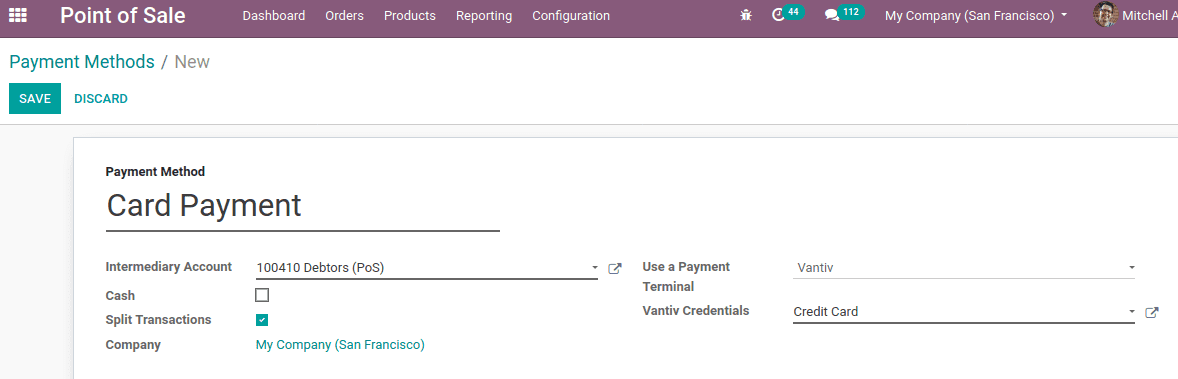 mercury payment services odoo 13 cybrosys