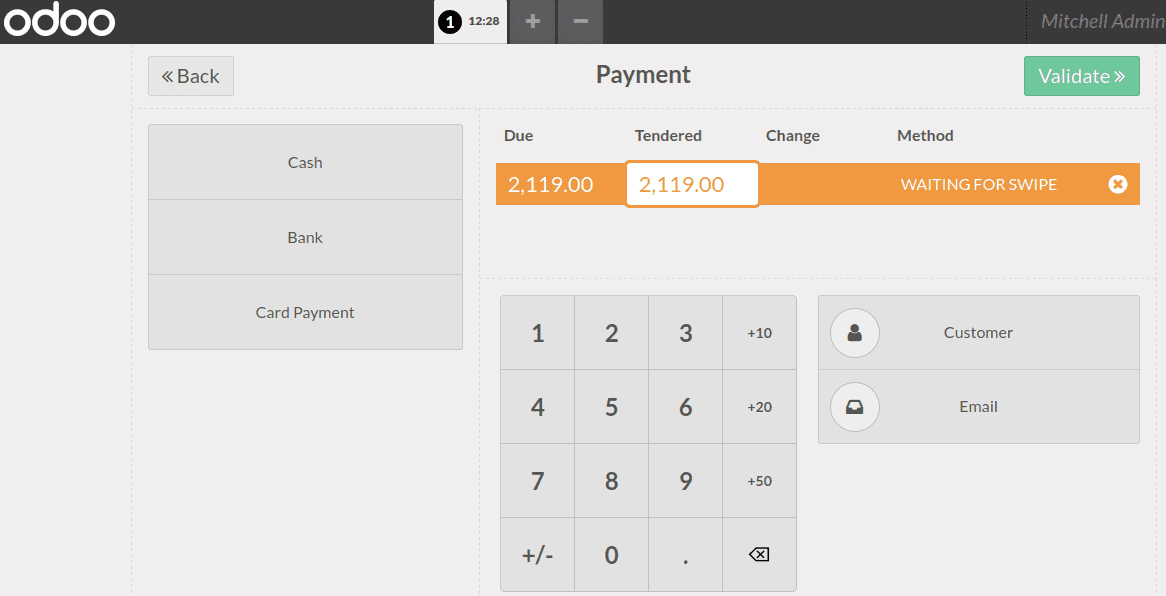 mercury payment services odoo 13 cybrosys