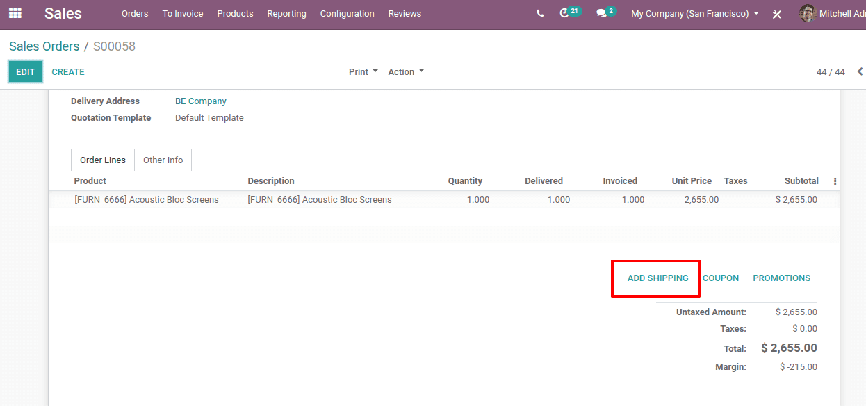 odoo inventory management