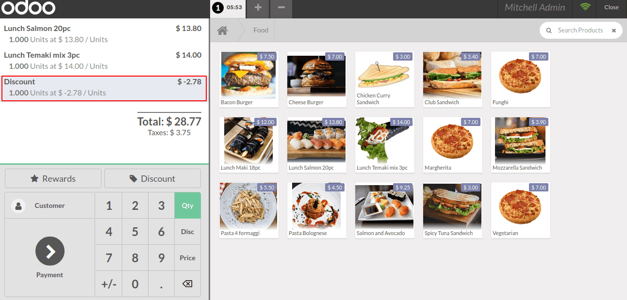 odoo-13-pos-discount