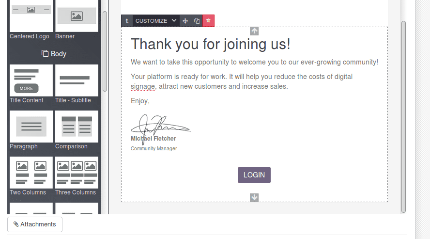 Odoo Email Templates