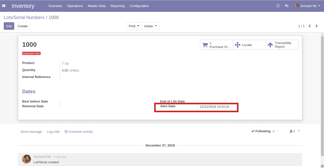 odoo v12 pos lot expiry warning