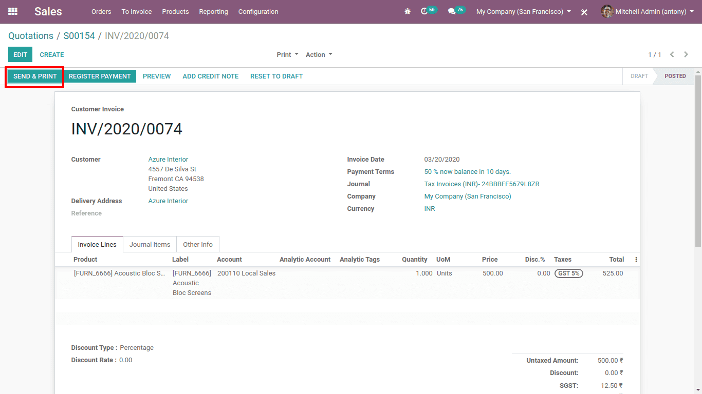 Shipping Management in Odoo 13