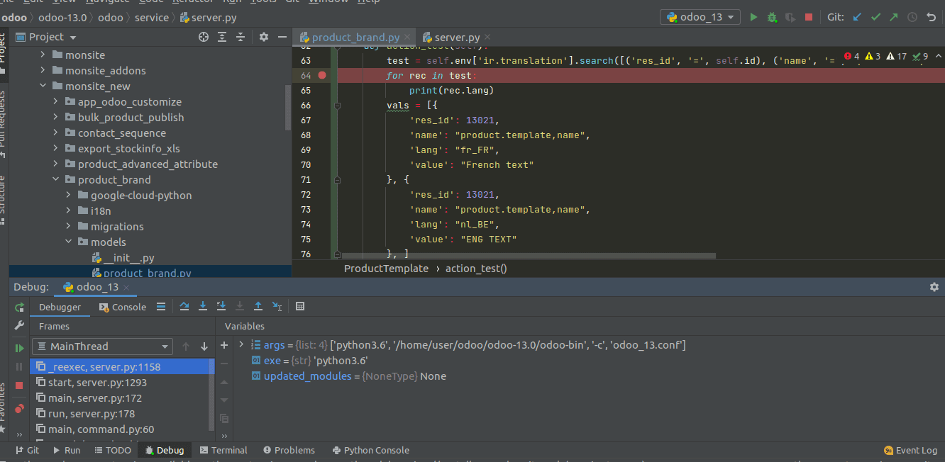 comment in pycharm shortcut windows