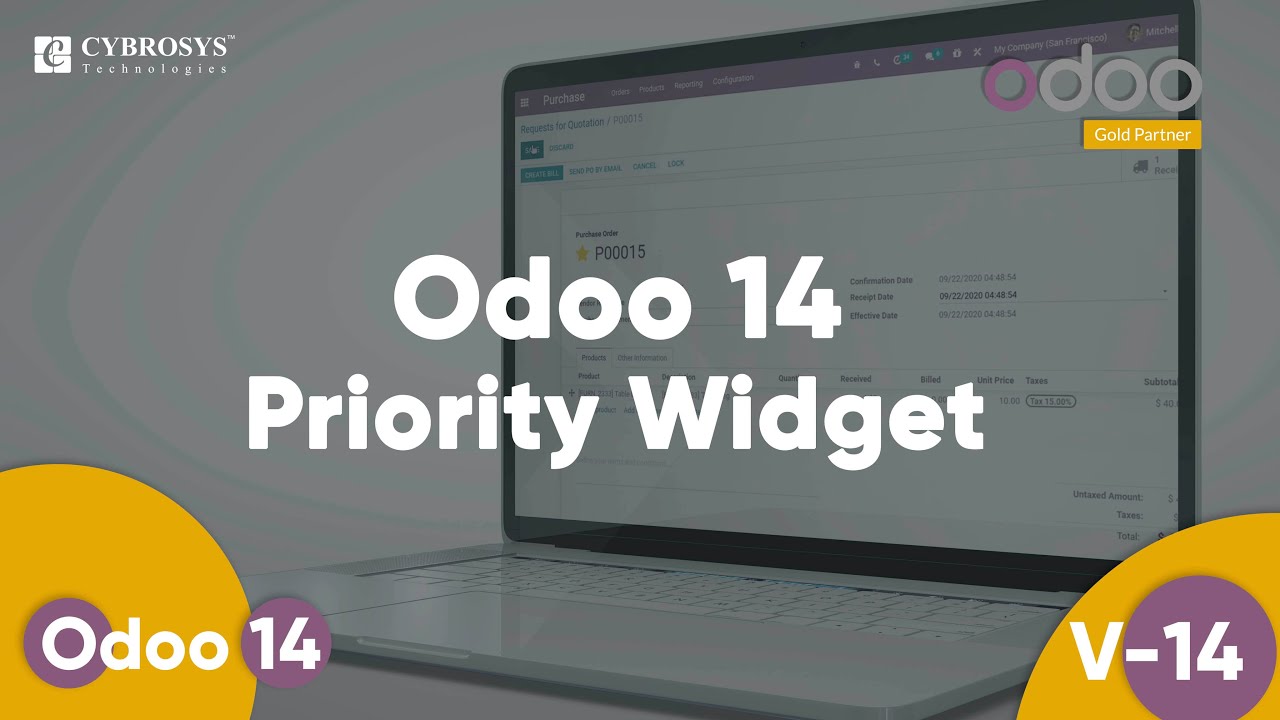 Odoo 14 Priority Widget