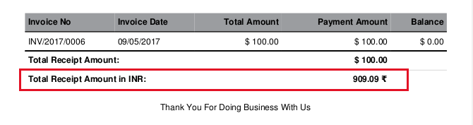 account payment receipt payment receipt
